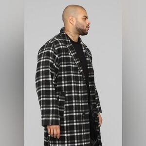 Fashion Nova Smart Guy Overcoat